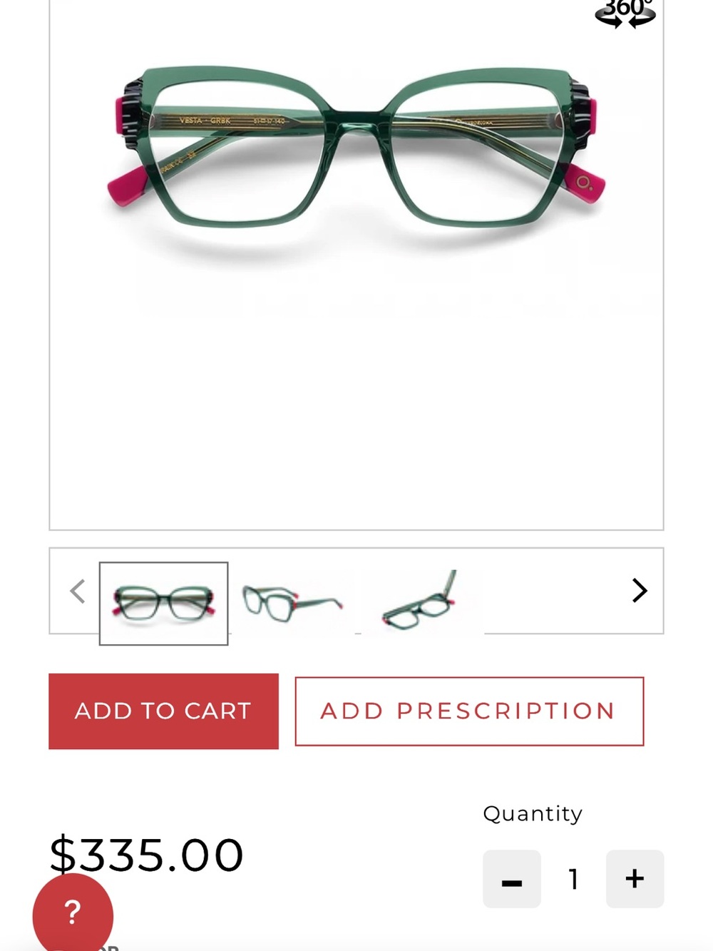 Etnia Barcelona Vesta Women’s Green, Pink and Black Designer Glasses - Eyewear